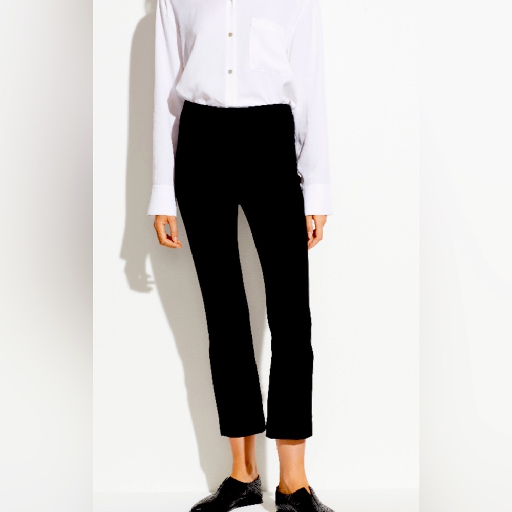 Vince Luxe Stretch Cotton Flare Pant, Size Meduim